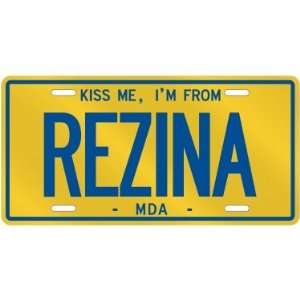   AM FROM REZINA  MOLDOVA LICENSE PLATE SIGN CITY