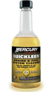 This listing is for one bottle of OEM Mercury Quickleen Engine & Fuel 