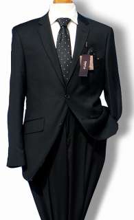 Profile Jet Black Herringbone Slim Cut Mens Dress Suit  