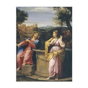  Francesco Albani   Christ And The Woman Of Samaria At The 