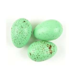  Plastic Bird Eggs 1.25 (3 pcs)   Blue/Green with Brown 