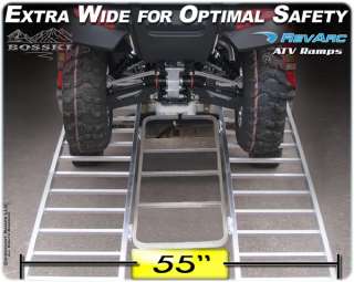 RevArc ATV Ramps are an extra wide 55 inches for safety