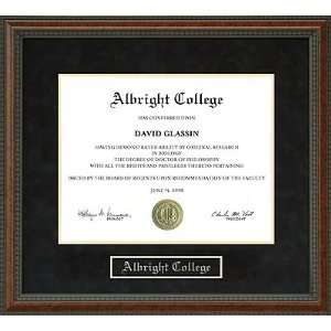 Albright College Diploma Frame 