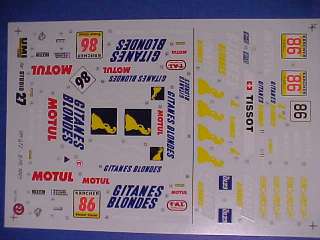 95 Fat Turbo LM decal x1 GT 2 95 Repsol LM BPR decal x1 GT 2 95 