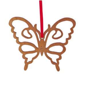   BUTTERFLY 5 , Laser Cut Wood Christmas Tree Ornament