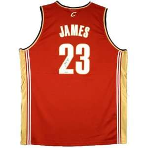 Lebron James Signed Cavaliers Red Jersey UDA  Sports 
