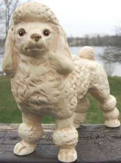 Vintage UCCTI Ceramic POODLE DOG Figurine JAPAN 1950s  
