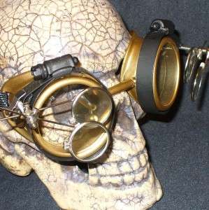 Steampunk Goggles Glasses cyber lens GC goth punk RAVE  
