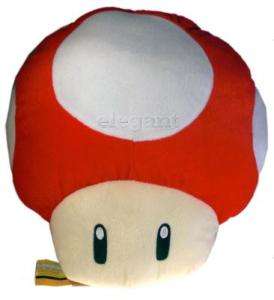 Nintendo Super Mario Bro Red Mushroom 14 Plush Cushion  