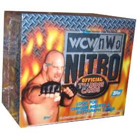  WCW Topps Nitro Wrestling Trading Cards HOBBY Box   36P 