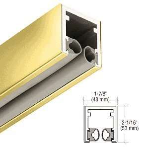   Brass 1 3/4 Head Channel for 1/2 (12 mm) Glass   120 by CR Laurence