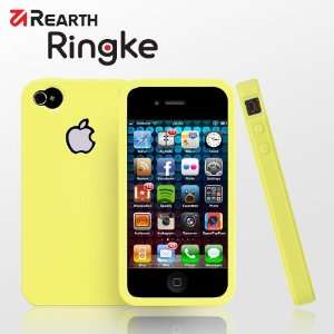  Rearth Ringke Apple AT&T iPhone 4 Case Lemon Cell Phones 