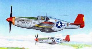 Tuskegee Airmen P 51 Gruesome Twosome by Willie Jones  
