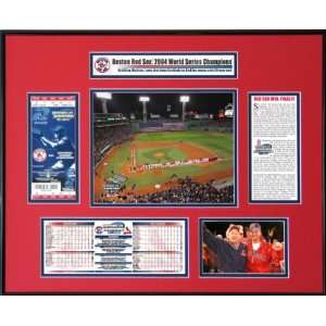  Ticket FrameBoston Red Sox   Game 1 Opening Ceremony   Fenway Park 