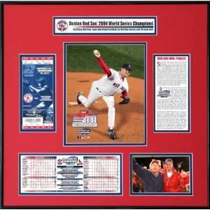  Ticket Frame Boston Red Sox   Game 2 Curt Schilling   Fenway Park 