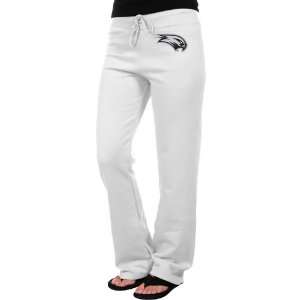 Wagner College Seahawks Ladies White Logo Applique Sweatpant  