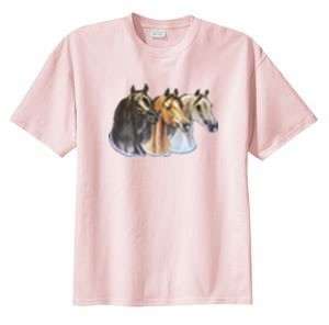 Arabian Horse Trio T Shirt S 6x Plus Sizes Choose Color  
