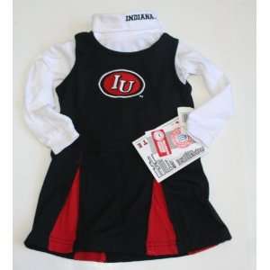  University   IU Toddler Girls Cheerleading Dress 2 Piece   Size 3T