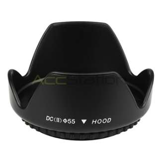 55mm Flower lens hood + UV Filter for Sony a500 a550  