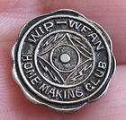 Vintage WIP WFAN HOMEMAKING CLUB Philadelphia Radio Pin