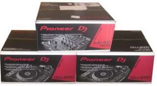 PIONEER (2)CDJ 2000 DJ CD PLAYER &DJM 900 NEXUS MIXER  