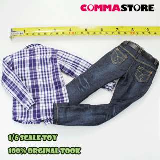 TA16 03 1/6 ZYToys   Shirt + Jeans Set (Purple)  