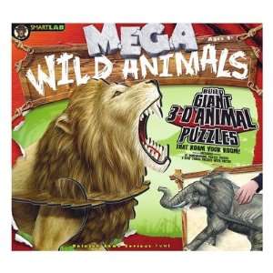  Mega 3 D Puzzle Wild Animals Toys & Games