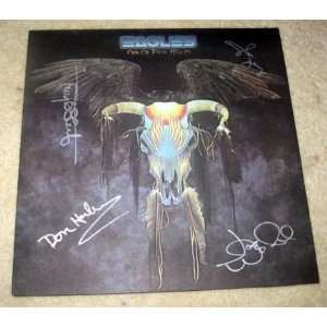  EAGLES signed AUTOGRAPHED These Nights RECORD *proof 