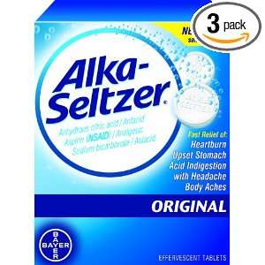  Alka Seltzer Original Effervescent Tablets with Aspirin 