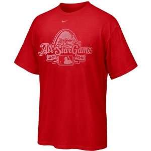  Nike MLB 2009 All Star Game Red T shirt