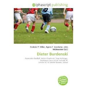  Dieter Burdenski (9786134256407) Books