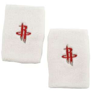  adidas Houston Rockets White Team Logo Wrist Sweatband 