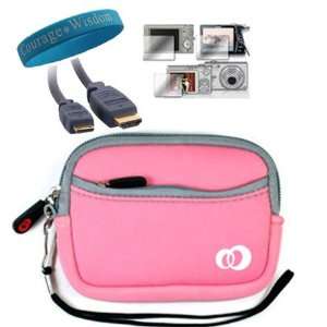  Baby Pink Mini Glove Camera Carrying Case for Sony Bloggie 