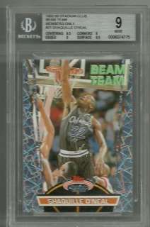 shaquille Oneal XRC beam team members only bgs 9.25  