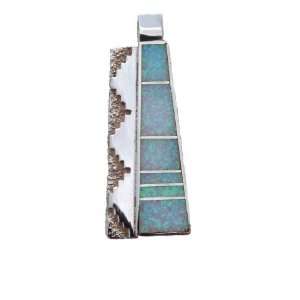  Inlay Opal Pendant Jewelry