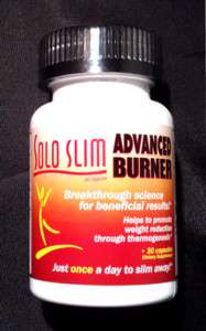 Solo Slim Advanced Burner ~ Natural Weight Loss 835470002304  