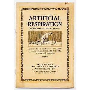 Artificial Respiration Prone Pressure Method Book 1930s Metropolitan 