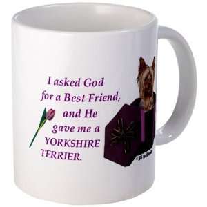   Gave Me a Yorkshire Terrier Best Friend Coffee Mug