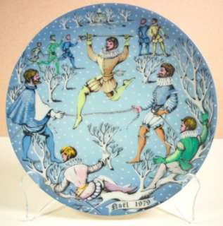 Haviland 12 Days of Christmas Ten Lords ALeaping Plate  