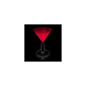  Red Glowing Martini Glass and Glow Drinkware Sold by the 