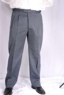 Mens Navy Pinstripe Morning Wedding Suit Trousers  