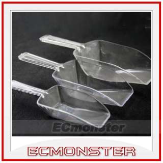New 3 Pcs Wedding Party Home Candy Bar Scoop Plastic Scoops  