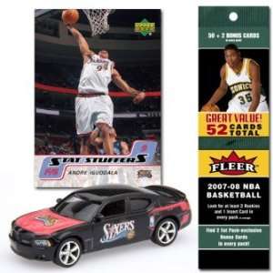  UD NBA 07 08 Dodge Charger w/Cards 76ers Andre Iguodala 