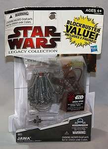 Star Wars Legacy Collection JAWA & WED TREADWELL DROID BD04 L8 L9 head 