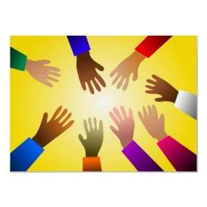  Colourful Hands Posters