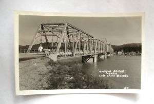 RPPC MO NIANQUA BRIDGE ACROSS LAKE OFTHE OZARKS 1925 42  