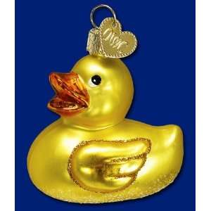 Old World Christmas Rubber Ducky Ornament