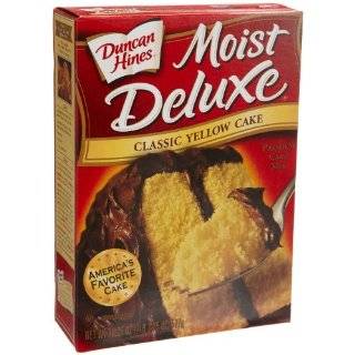 Duncan Hines Signature Yellow Cake Mix, 16.5 Ounce Boxes (Pack of 6 