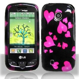 Premium   LG VN270/Cosmos Touch Raining Heart Cover   Faceplate   Case 