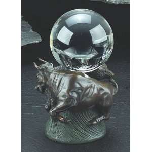  Wall Street Stock Market Brass Bull and Bear Statue Sculpture 